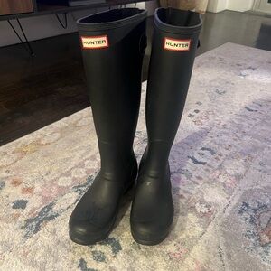 Hunter Black Rain Boots